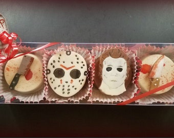 Horror Chocolate Covered Cookies