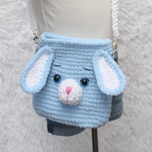 Gehäkelte Geldbörse Häschen, Bär häkeln Geldbörse, Rentier Geldbörse, Kinderhandtasche, Schaf Tasche, Küken Mädchen Tasche, Amigurumi Tasche.