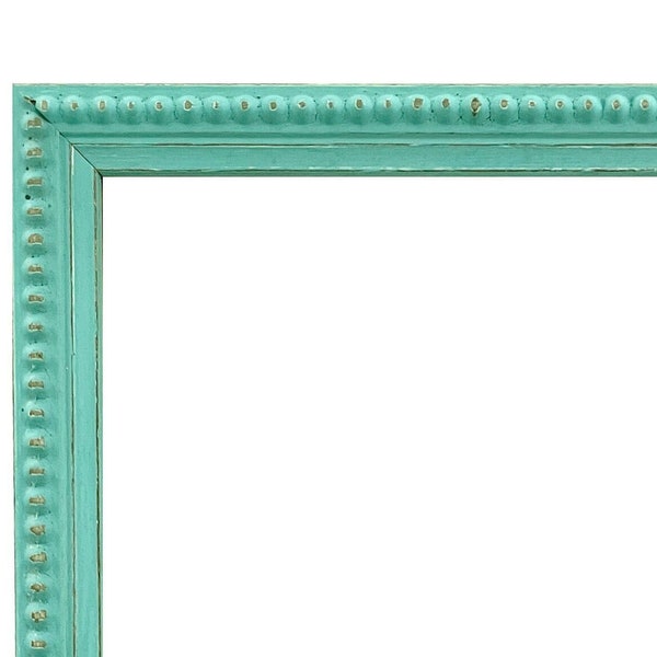 Crown Turquoise houten fotolijst, Aqua fotolijst, posterlijst, frame voor prints, frame voor foto's, snelle levering, verschillende maten