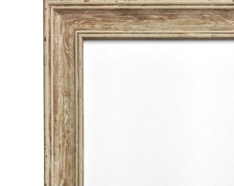 Scandi Distressed Wood Photo Frame: Recycled Plastic