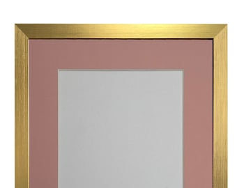 Gold 20MM Picture, Photo, Poster Frame with Pink Mount