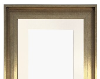 Shoreditch Bronze Photo Frame with Ivory Mount: Gallery Exhibition Style