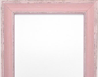 Scandi Pink Photo Frame, Pink Picture Frame, Pink Distressed Picture Frame, Poster Frame, Frame for Prints, Frame for Pictures, Art Frames