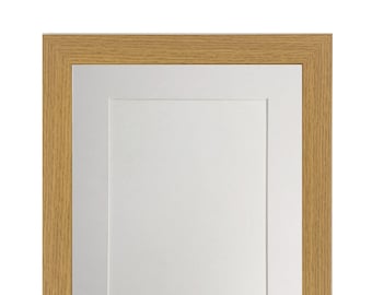 Studio Oak Photo Picture Frame With a White Mount, Poster Frame,  Art Frames