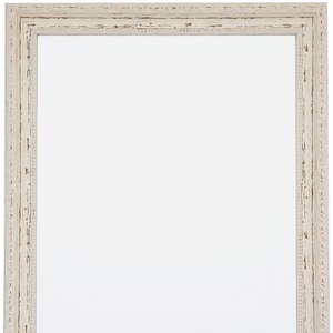 Shabby Chic Cream Photo Frame: Distressed Ornate Picture Frame