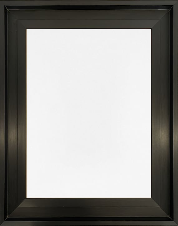 Shoreditch Black Picture Frame: Gallery Style, Custom Sizes