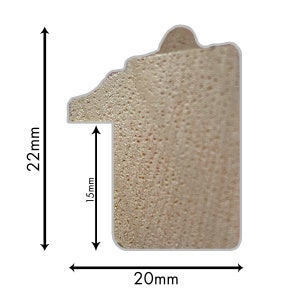 May include: A light brown wooden picture frame with a textured surface. The frame measures 22 inches tall, 15 inches wide, and 20 inches long.