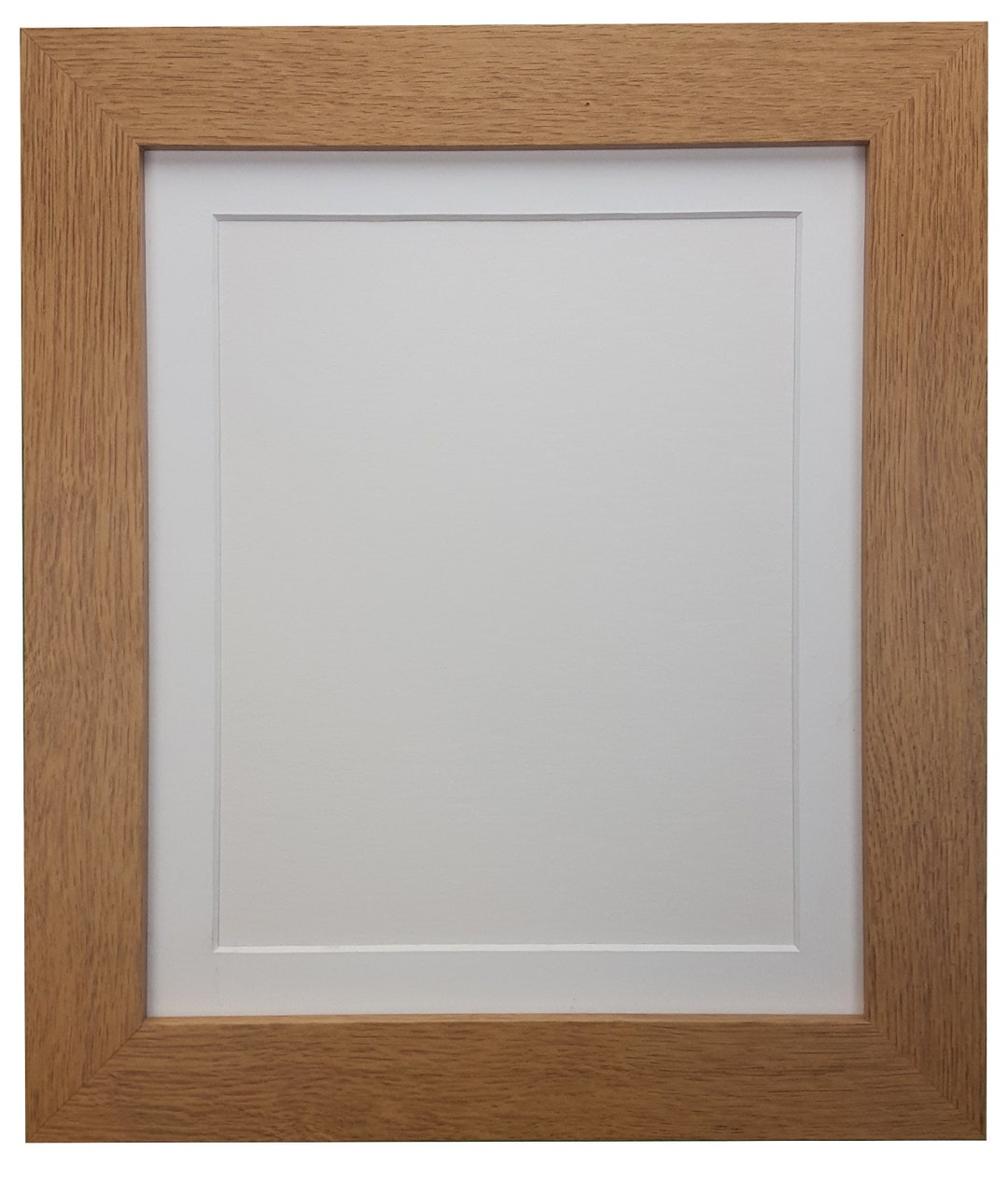 Metro Oak Photo Frame With White Mount, Picture Frame, Poster Frame