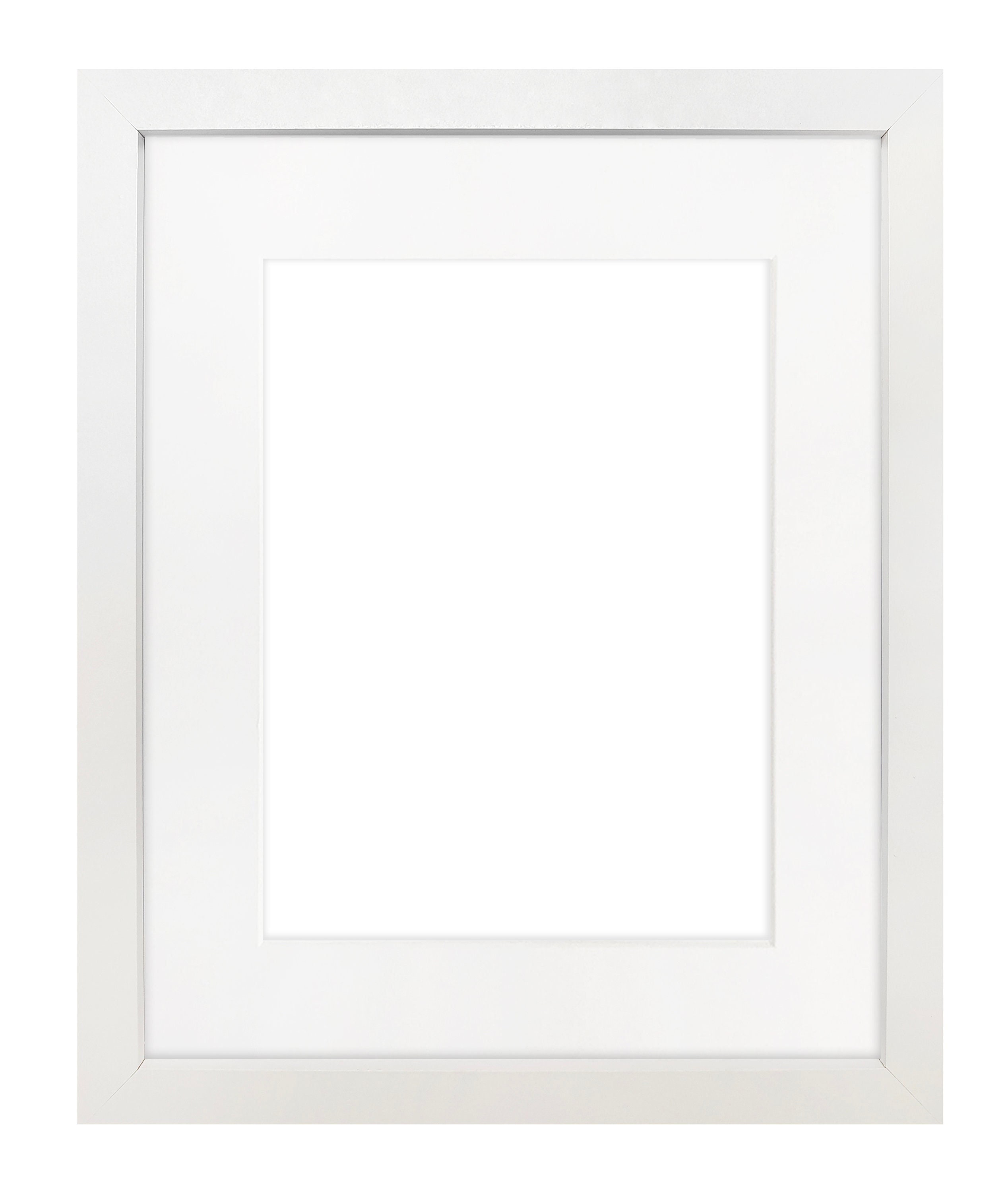 H7 White Frame With White Mount White Photo Frame White Etsy UK