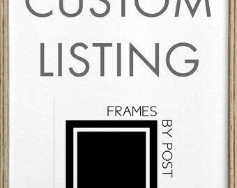 CUSTOM CROWN Frame and Mount 38 x 40 image size 30 x 22 cm