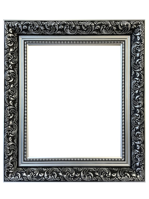 Dahlia Silver Photo Frame, Ornate Picture Frame
