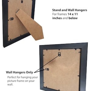 Crown Black Wooden Picture Frame: Distressed Bobbin Design image 6