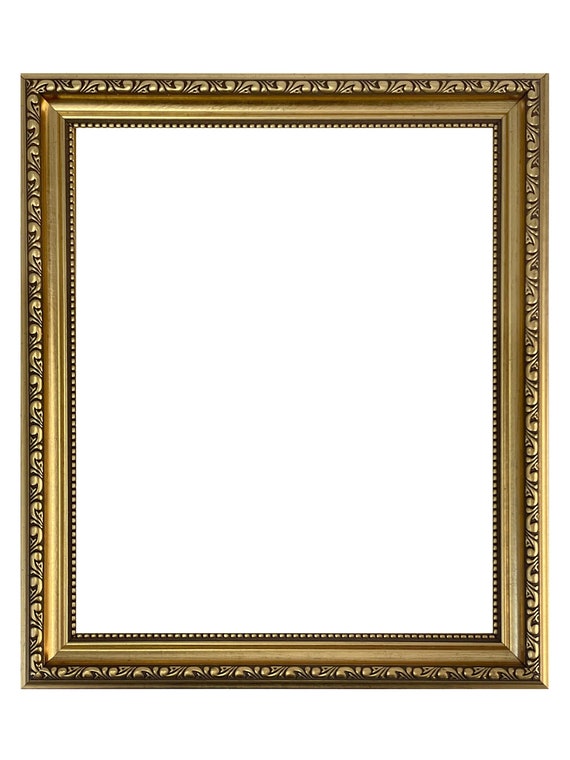 Shabby Chic Gold Ornate Photo Frame: Recycled Plastic