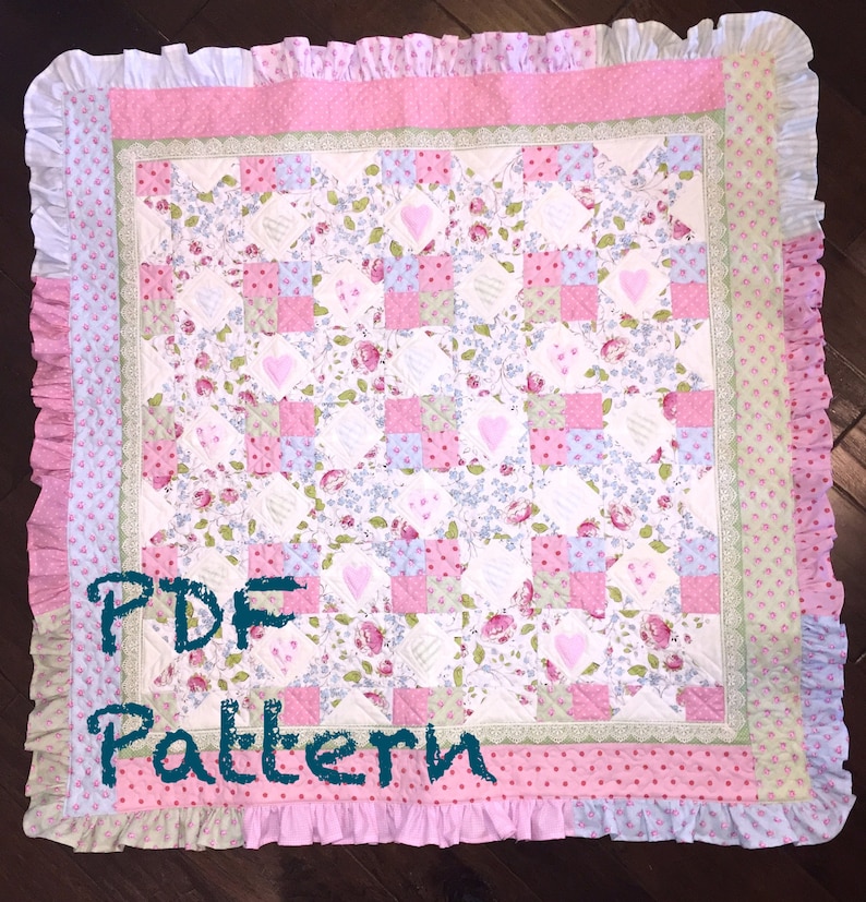 ruffle baby quilt pattern baby girl quilt patterns quilt