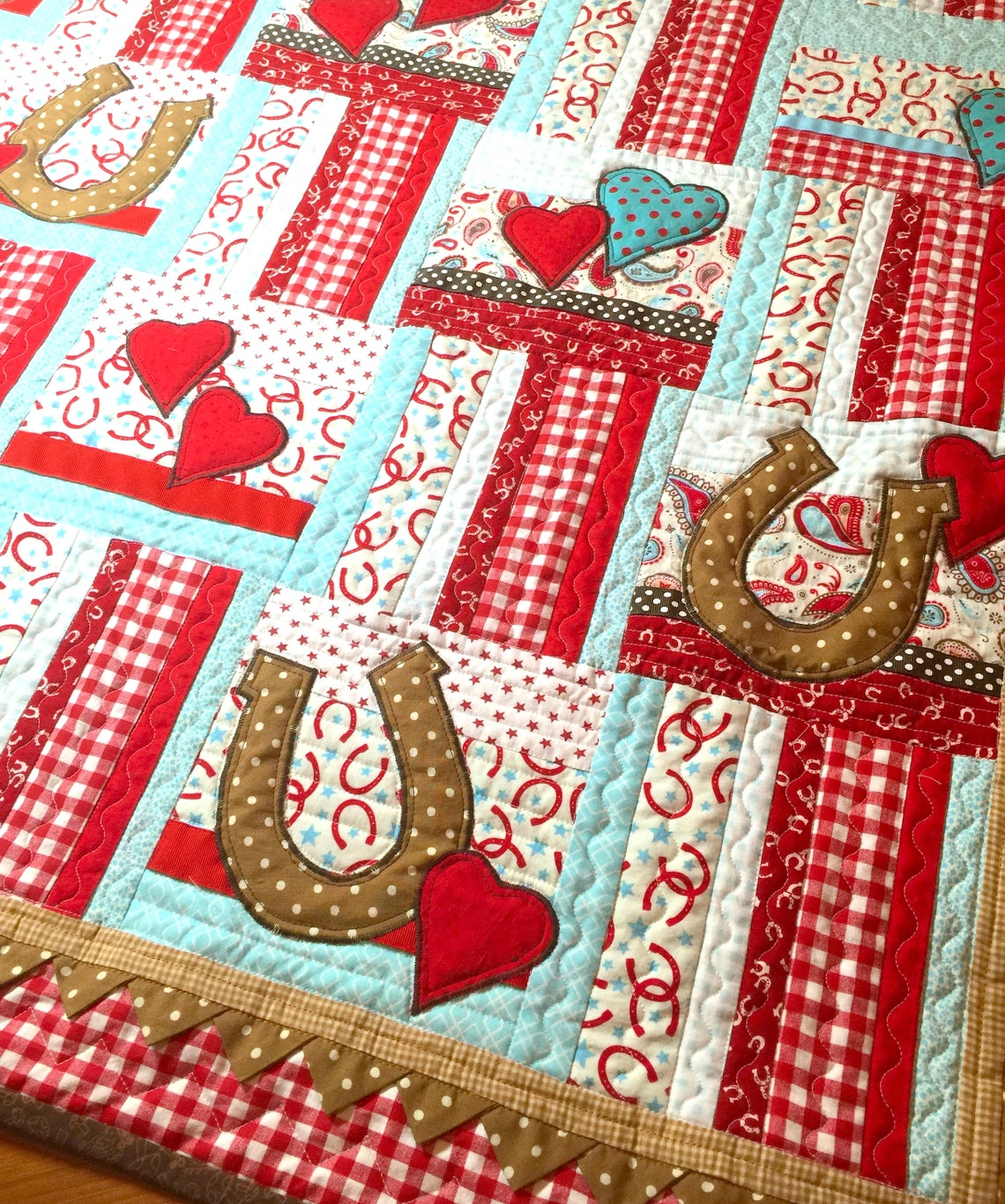 Baby Boy Quilt Pattern Cowboy quilt pattern Lil' Etsy