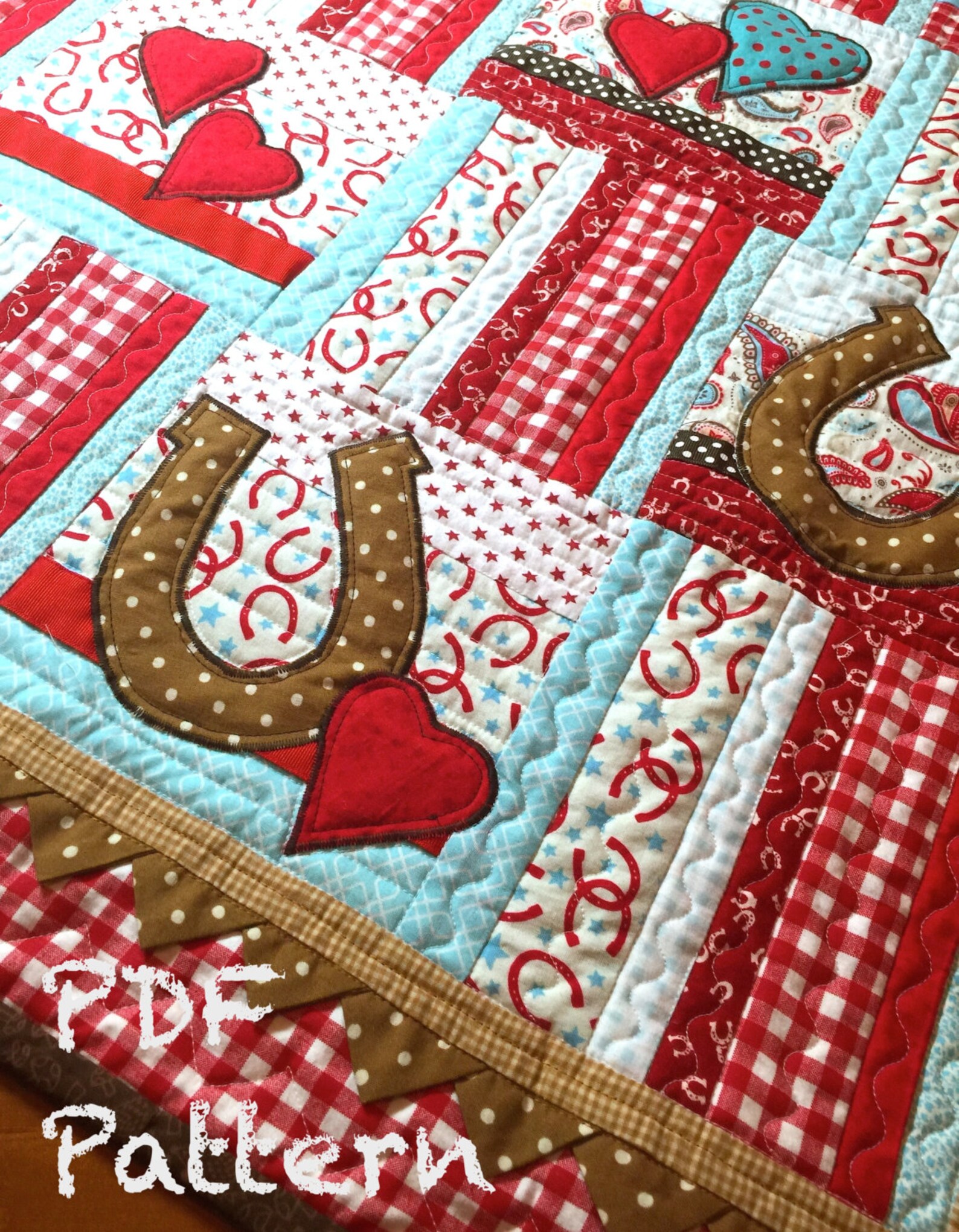 Western Baby Boy Quilt Pattern Cowboy quilt pattern Lil' Etsy