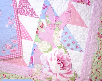 Bunny Baby Quilt Pattern: Farmhouse Style (PDF Pattern)