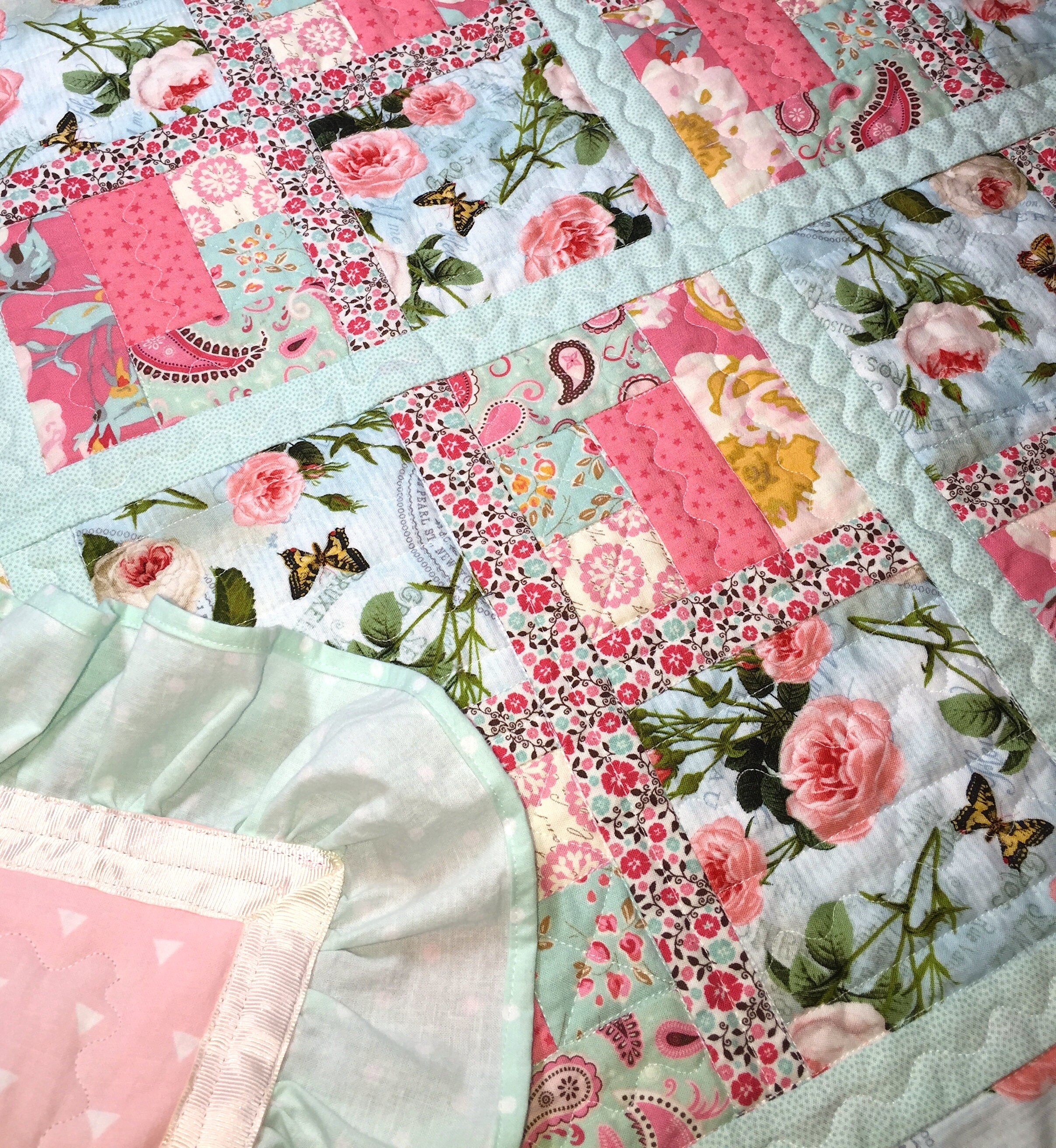 Ruffle Baby Girl Quilt Pattern Ruffle Quilt Pattern Baby Etsy