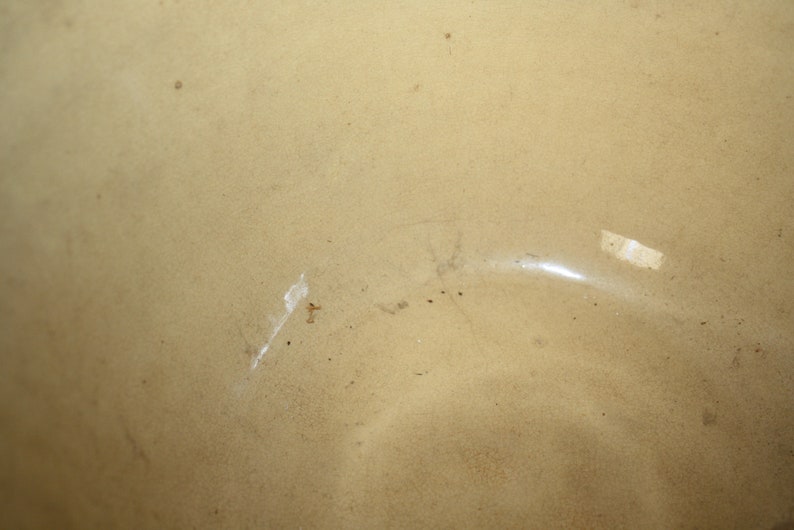 Yellow Ware Pottery Bowl