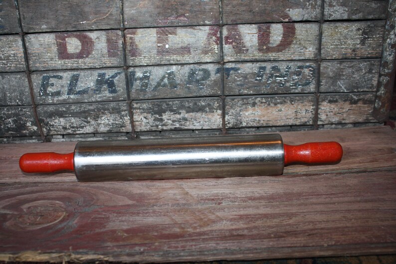 Vintage Metal Rolling Pin