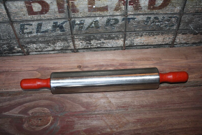 Vintage Metal Rolling Pin