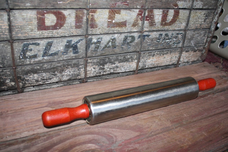 Vintage Metal Rolling Pin
