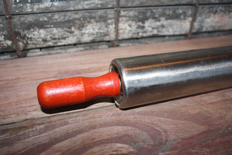 Vintage Metal Rolling Pin