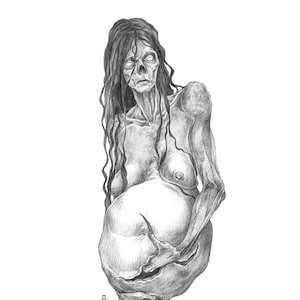 Fine Art Print / Folklore and Fairytales / Fantasy Artwork: Pontianak