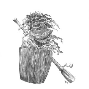 Folklore und Märchen / Fantasy Poster: Baba Jaga
