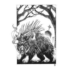 Fine Art Print / Folklore and Fairytales / Fantasy Artwork: Gloson