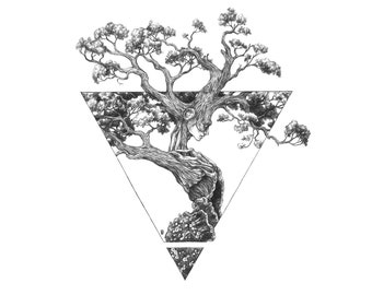 Fine Art Print / Inktober 2018/ Alchemical Elemental: Earth