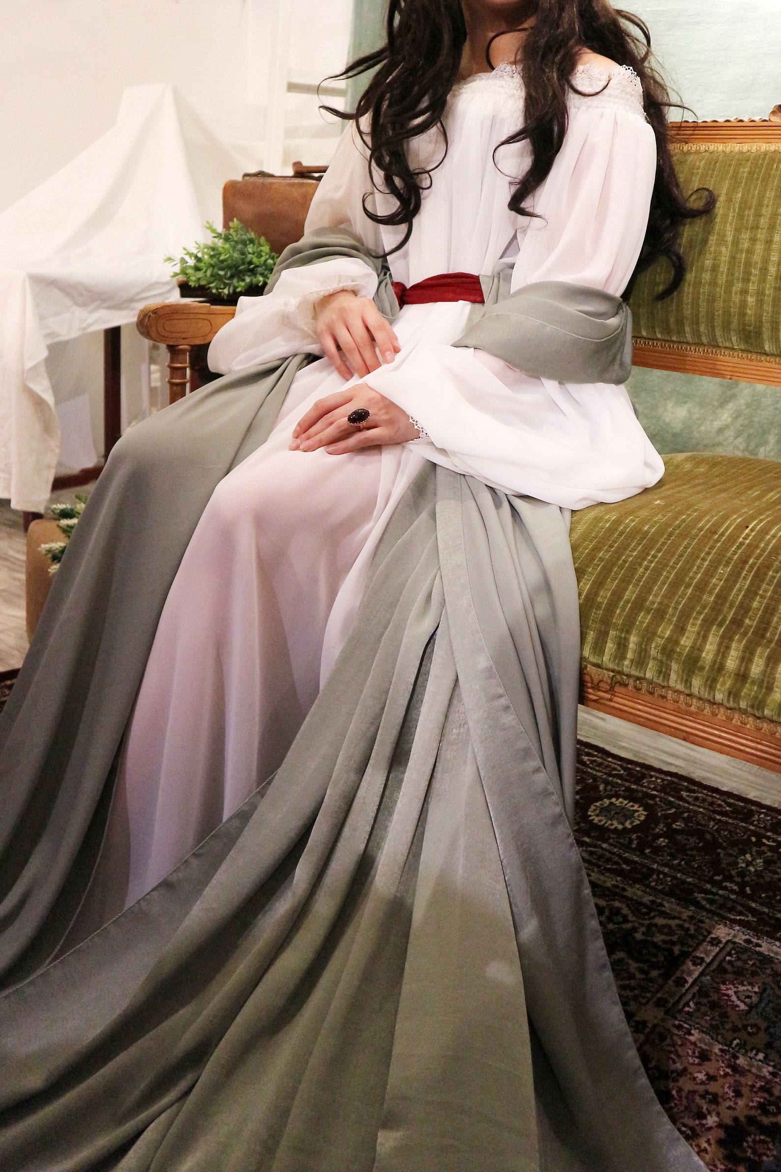 Crimson Peak Lucille Sharpe Victorian Nightgown Cosplay | Etsy