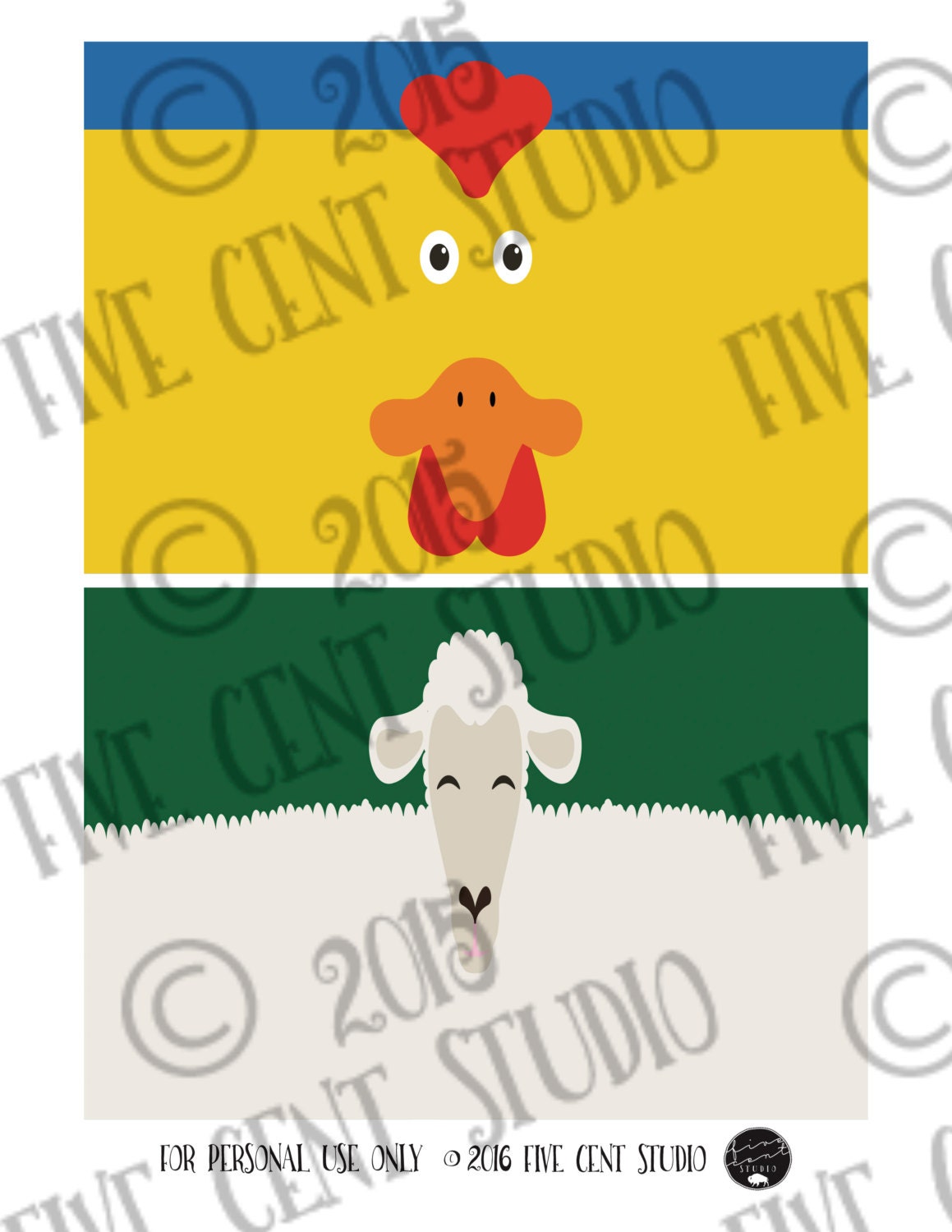 Farm Animal Juice Box Wrap Labels Sized 7 X 4.75 Etsy Canada