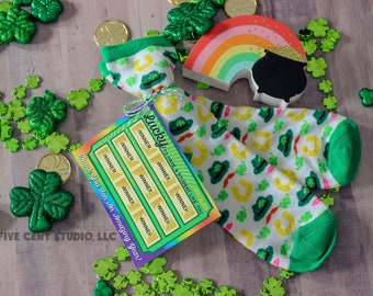 Lucky To Have A Student Like You - Thank You For An Amazing Year - St. Patrick's Day Printable Lottery Style End of The Year Tag