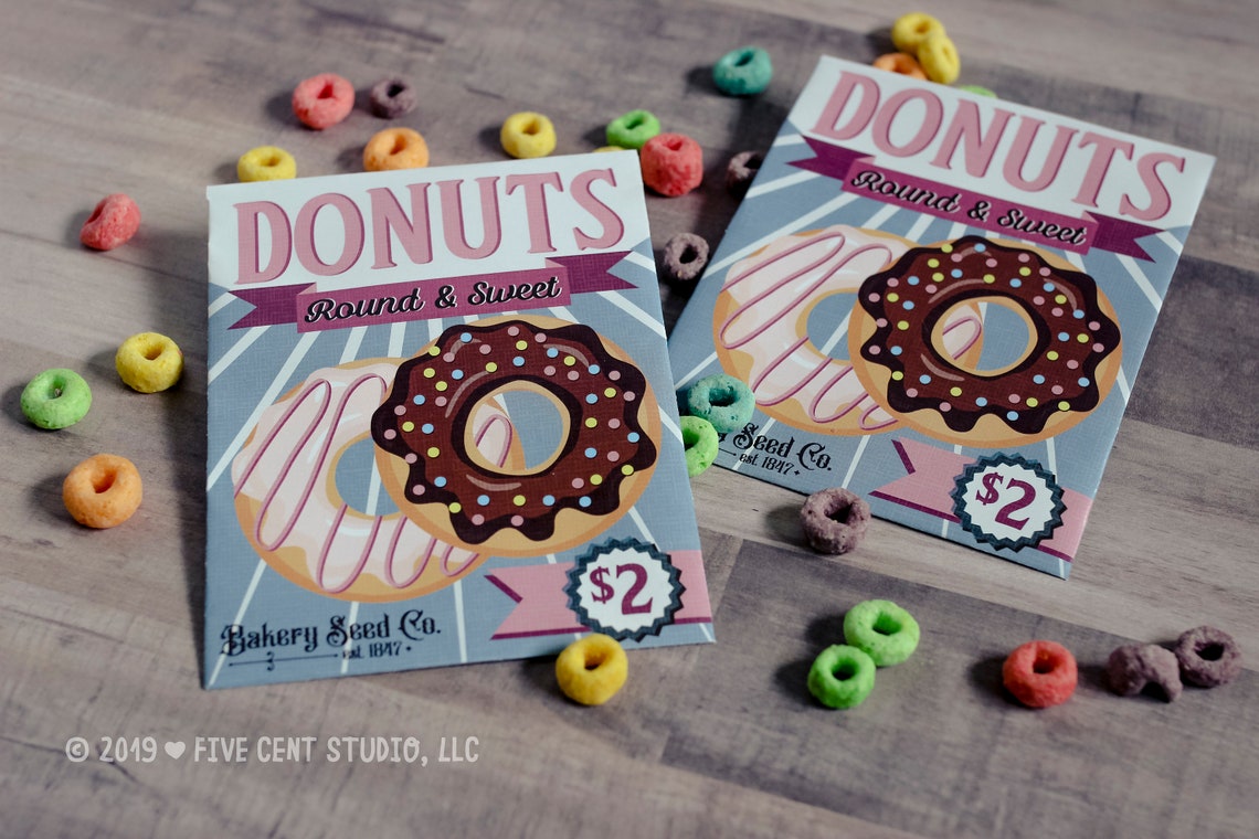 Donut Seeds Vintage Style