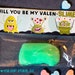 Will You Be My Valen-slime School Valentine's Day Slime Printable Treat ...