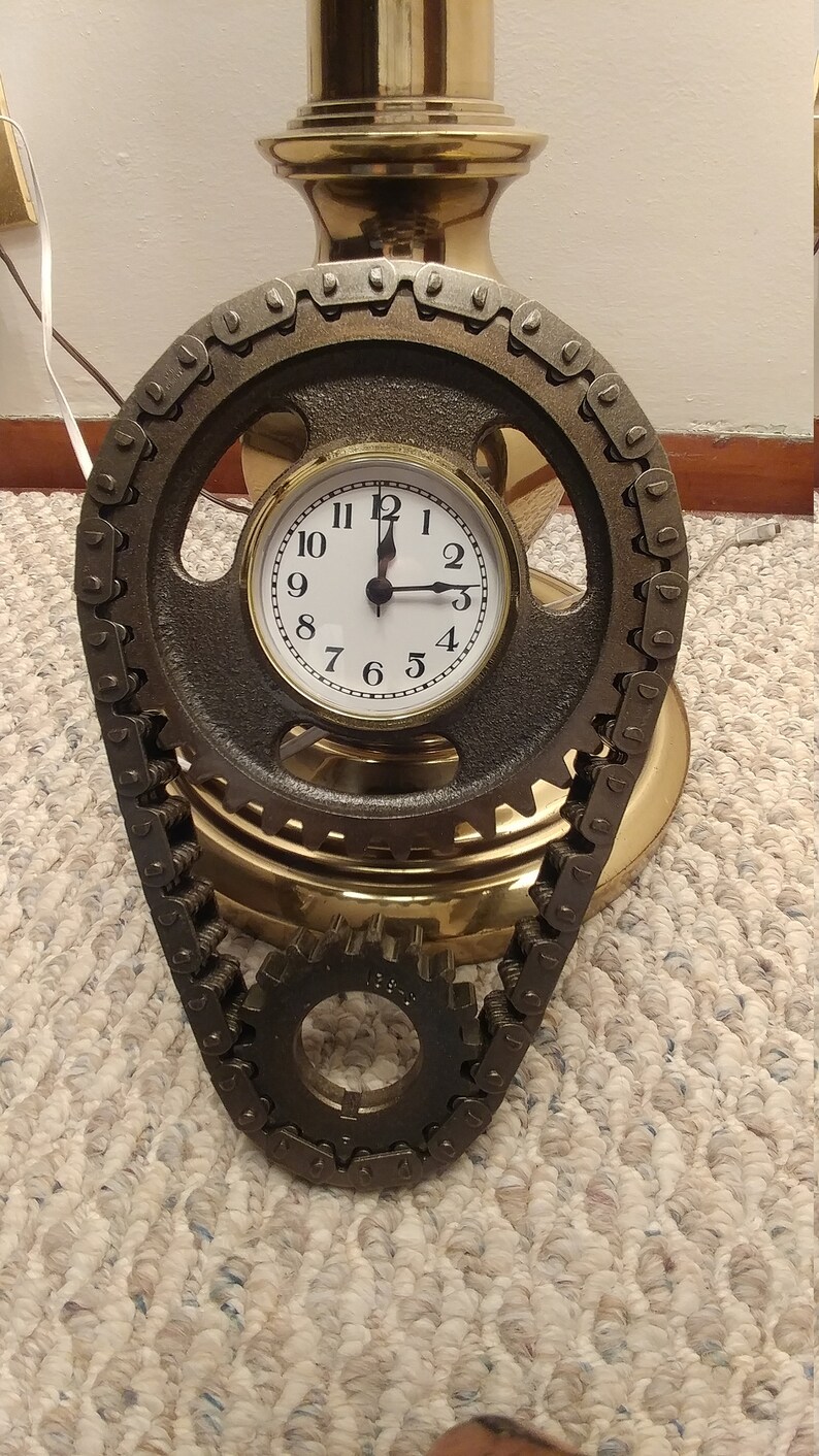 Timing Chain Clock Etsy