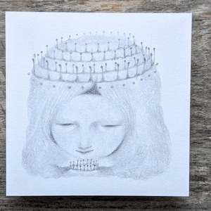 Crown Original pencil drawing image 1