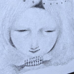 Crown Original pencil drawing image 2