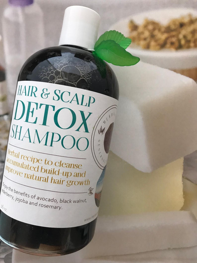 Hair and Scalp Detox Shampoo / Champú Herbal Desintoxicante Etsy