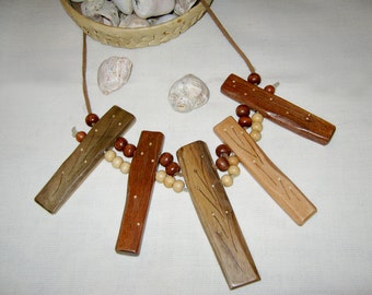 Handgemachte Holz afrikanischen Halskette