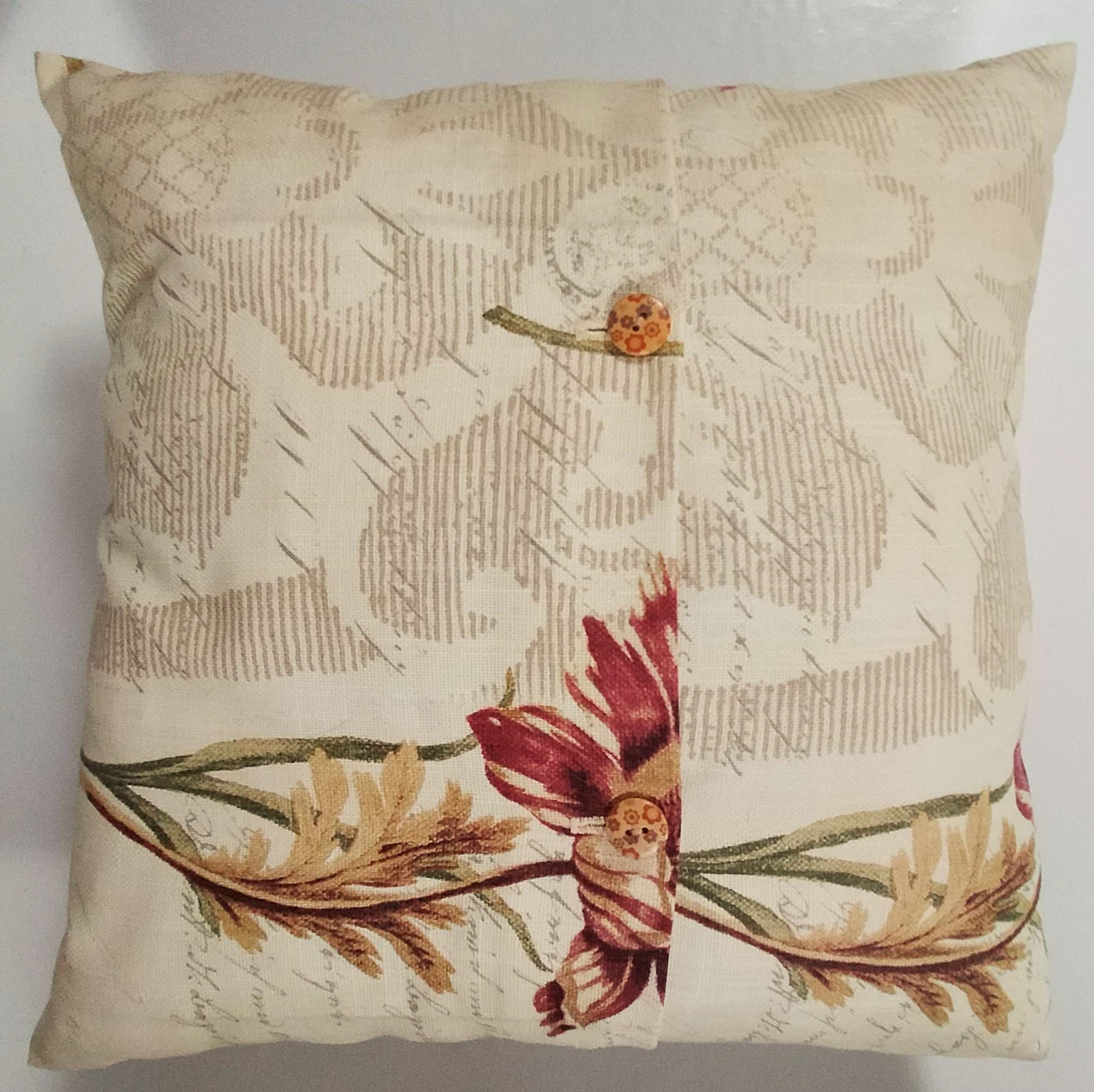 Cushion designs with buttons top