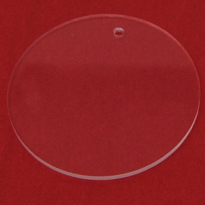 Clear Acrylic Disc