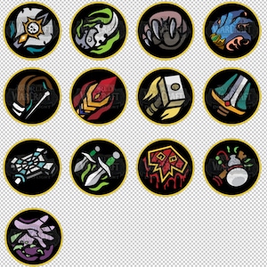 Updated. World of Warcraft Class Icons - Digital Download .PNG & .SVG  Higher resolution images added.