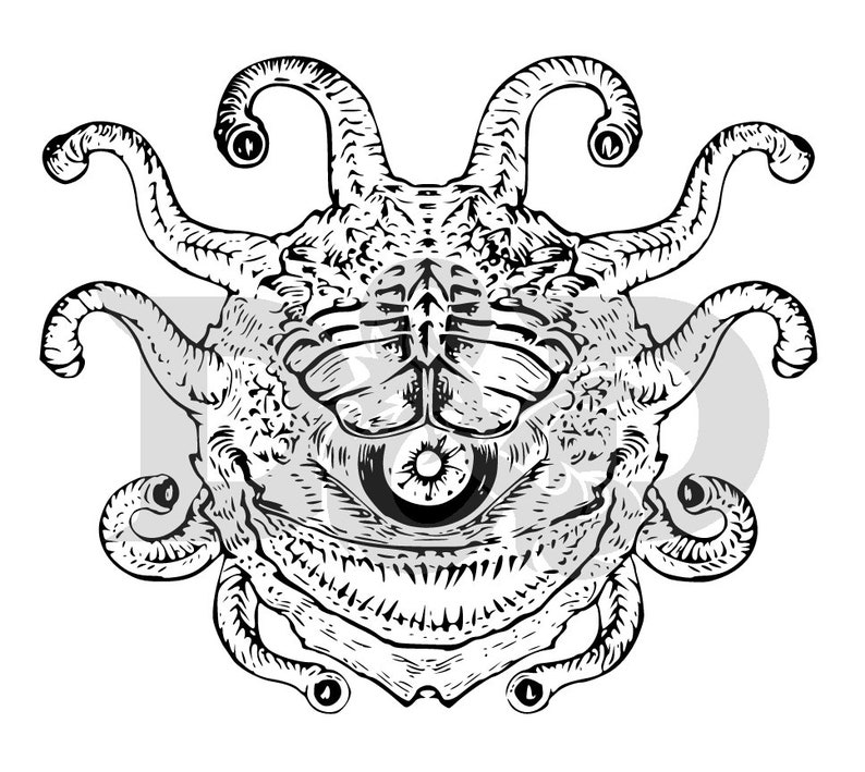 Dungeons and Dragons Beholder .svg Digital Download - Etsy