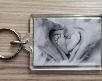 Custom made keyring 35mm x 50mm