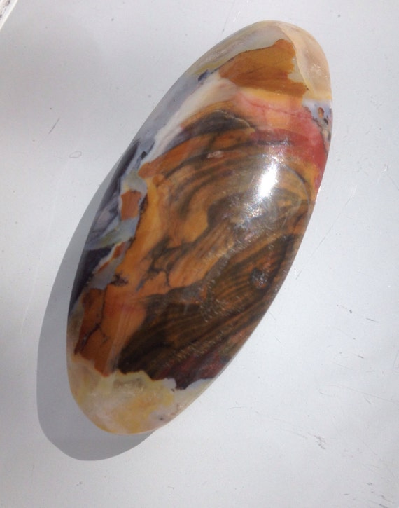 Royal Aztec Agate cabochons sold as a pair
