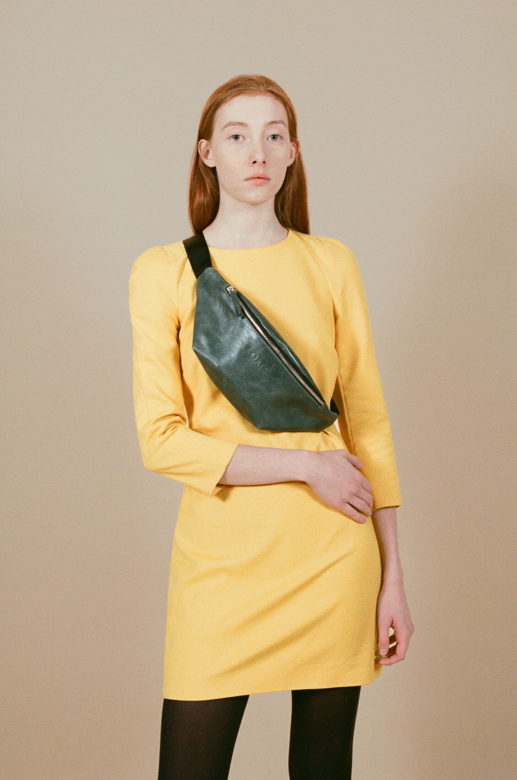 Emerald waist bag leather waist bag mens waist bag women Etsy