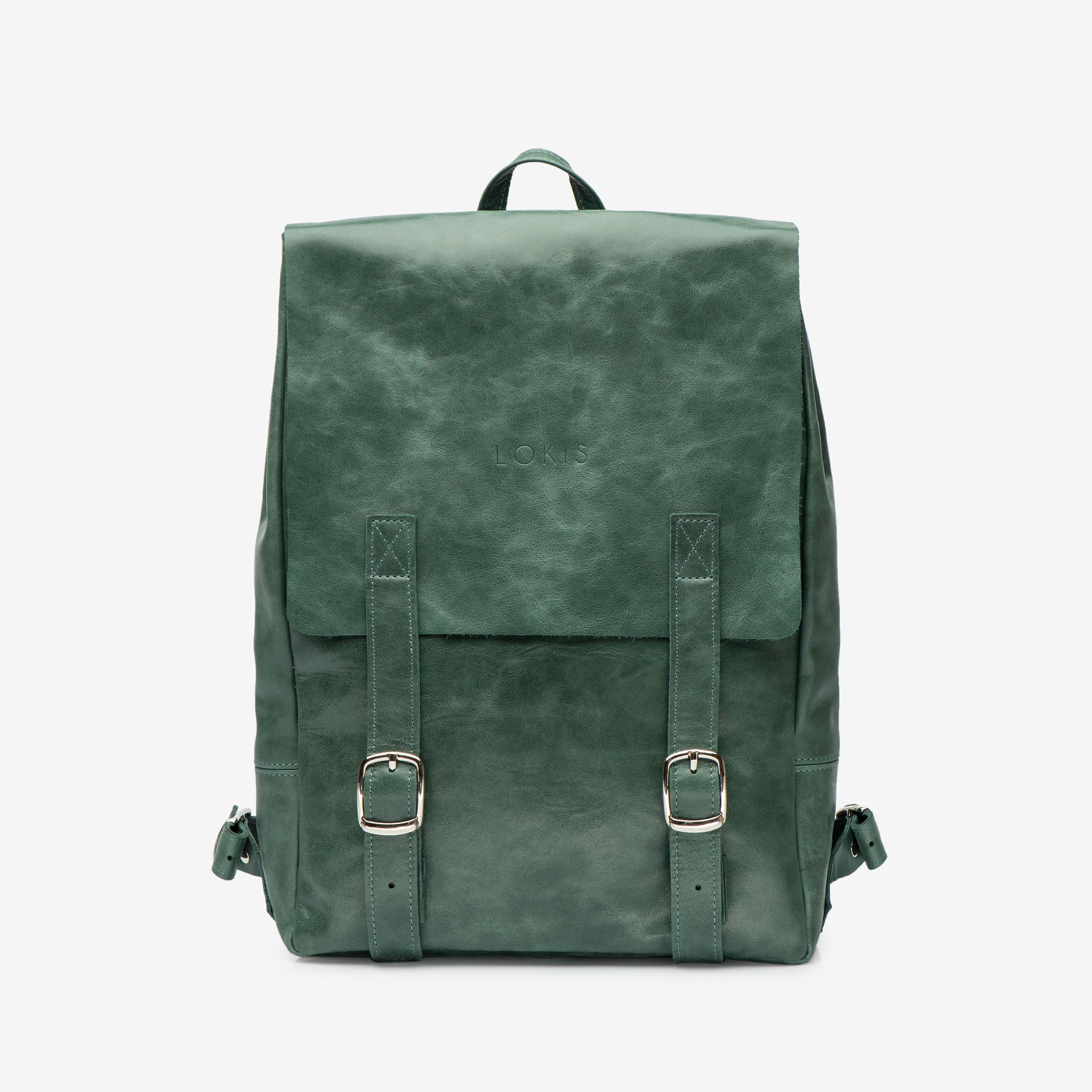 dark green rucksack
