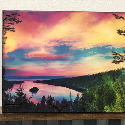 Rustic Wall Art Wood Photo Print Wood Art Decor Art Gift Etsy